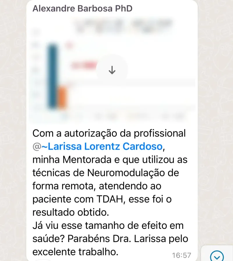 Testimonio original: profesional que atendió a un paciente con TDAH usando neuromodulación